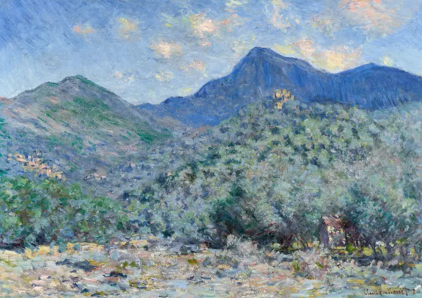 Valle Buona, Near Bordighera (1884) by Claude Monet